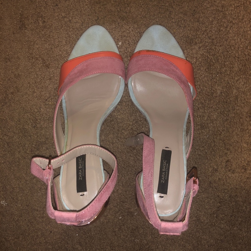 Zara Basic Pastel Sandals - image 1